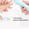 6-in-1 Baby Nail Trimmer with LED Light Electric Nail Trimmer Kit for Infants Toddlers Kids with
