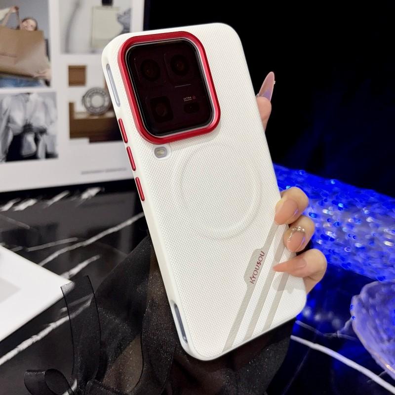 Fro VIVO IQOO 15 15R 15 Ultra Three-stripe Photo Texture Solid Color Magnetic Anti-drop and Anti-fingerprint Phone Cas