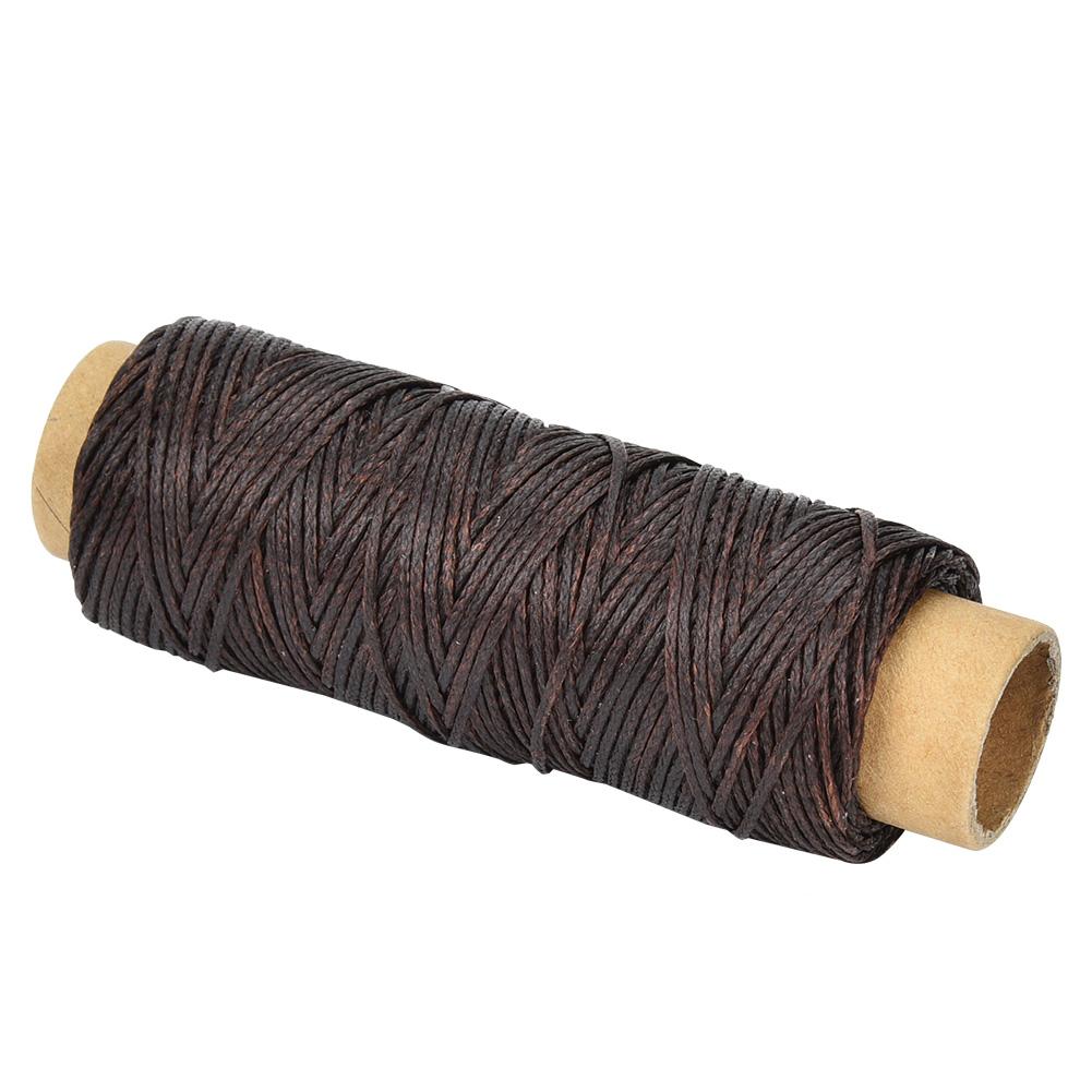 50 Meters Roll 150D 16 Leather Crafts Flat Sewing Thread Hand Stitching Waxed Thread