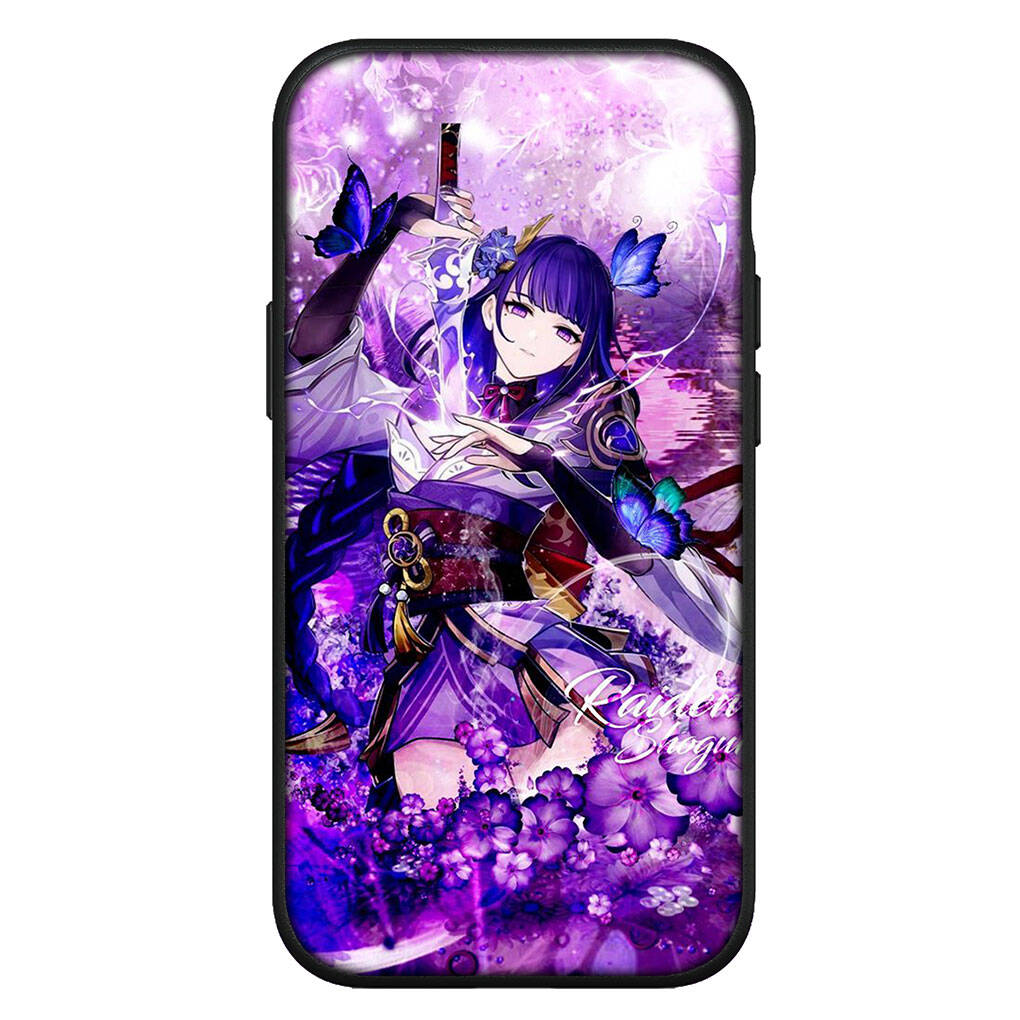 For iPhone 17 16 15 Xiaomi Poco F7 F8 X7 X6 C85 C75 C71 M8 Redmi Note 14 13 12 11 Pro Max 14C 13C 15C A3 Case Genshin Impact Baal Raiden Shogun Cover