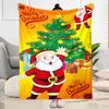Christmas 154 Blanket Comfortable Great for Chair Office Picnics Four Seasons Universal Warmthful Decor Unique Gift for Family and Friends Camping