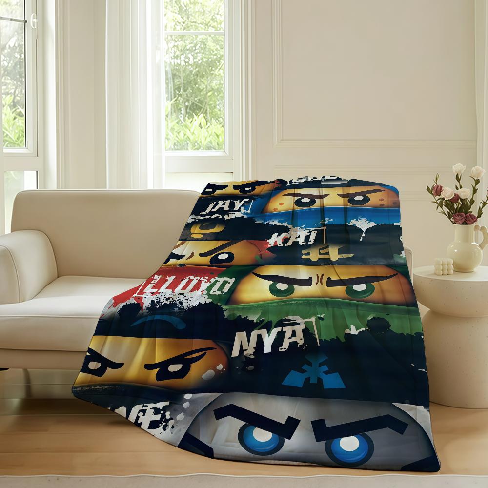 Cartoon cool N ninjago L LegoS Blanket For Sofa Office Bed Plane Travel Sleep Read Relax Camping Soft And Warm