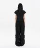 Hanahi Side Shirring Pocket Wide Pants Black