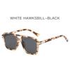  Vintage Double Bridges Square Sunglasses Men Gradient Lens Eyewear Shades Women Trending Sun Glasses UV400
