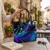  Watercolor Otter Pattern Tote Bag Fashion Daily Shoulder Bag Casual Large Capacity Shopping Handbag