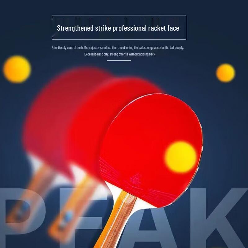 Peak Table Tennis Racket Set with 3 Balls