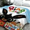 1PC Bing Custom Name Patterned Flannel Blanket Suitable For All Seasons for Home Decor Warmth and Comfort Gifts Holiday Present