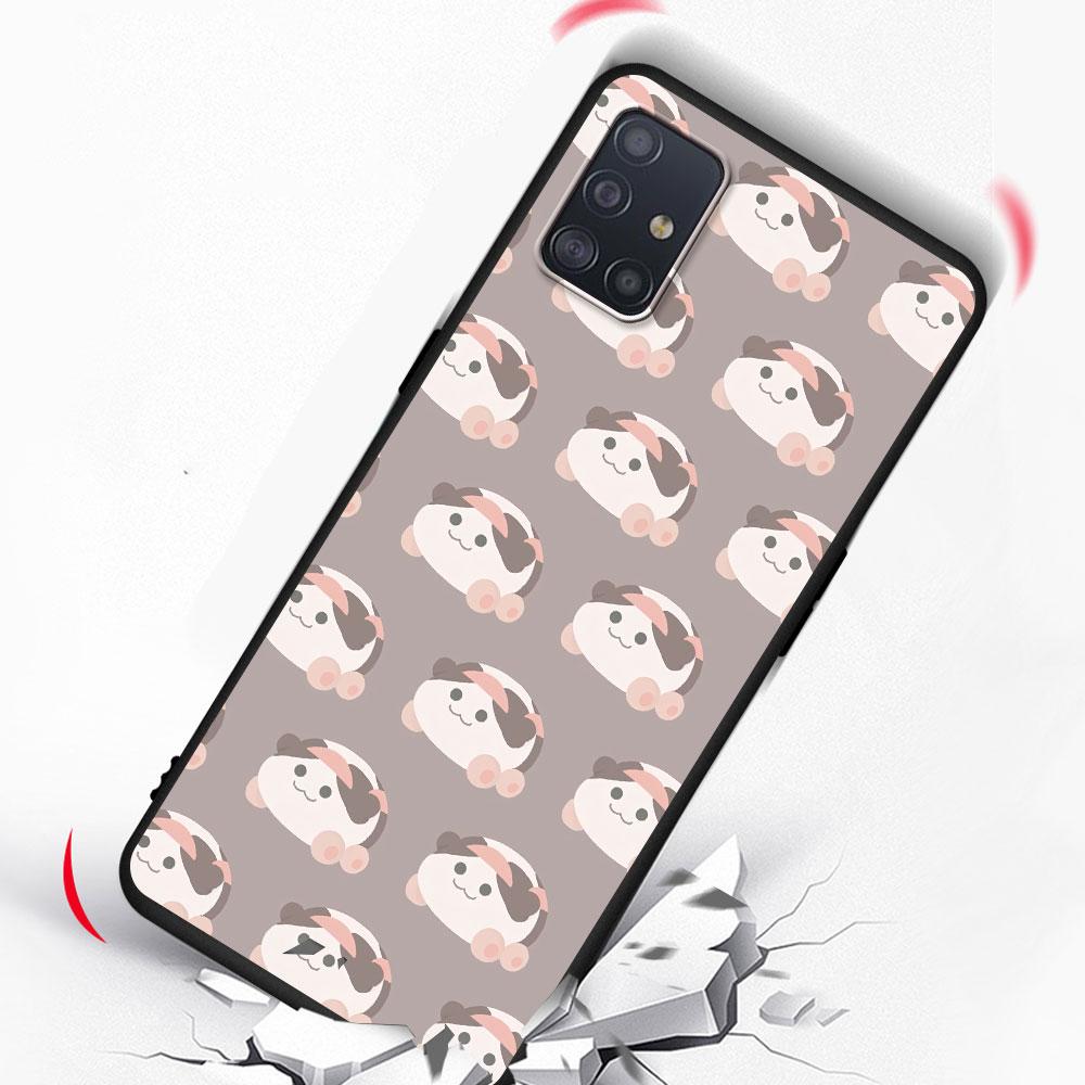 Cute PUI PUI MOLCAR Case for Samsung Galaxy A51 A53 A54 A31 A52 A12 A13 A21s A22 A32 A11 A22 A33 A41 A52s A73 TPU Phone Cover