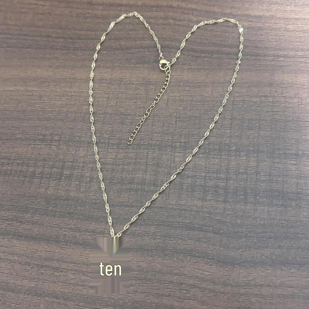 18K Gold Mini Stainless Steel Polished Cross Necklace for Women