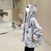 Winter Mao Mao Coat Female Korean Version of Loose Thick Hooded.