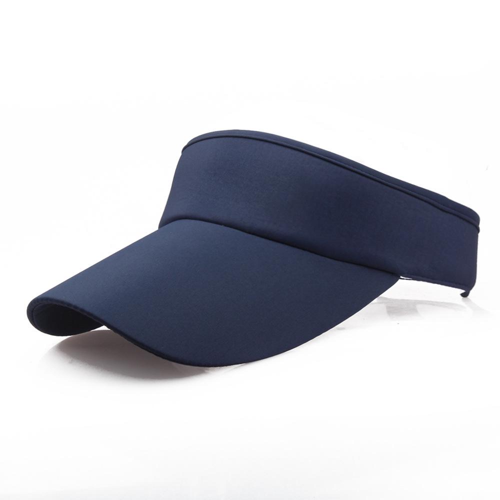 Customized Logo Printed Visors For Men Women Empry Top Hats Ladies Outdoor Sports Tennis Sunhat Breathable Cap Gorra Wholesale
