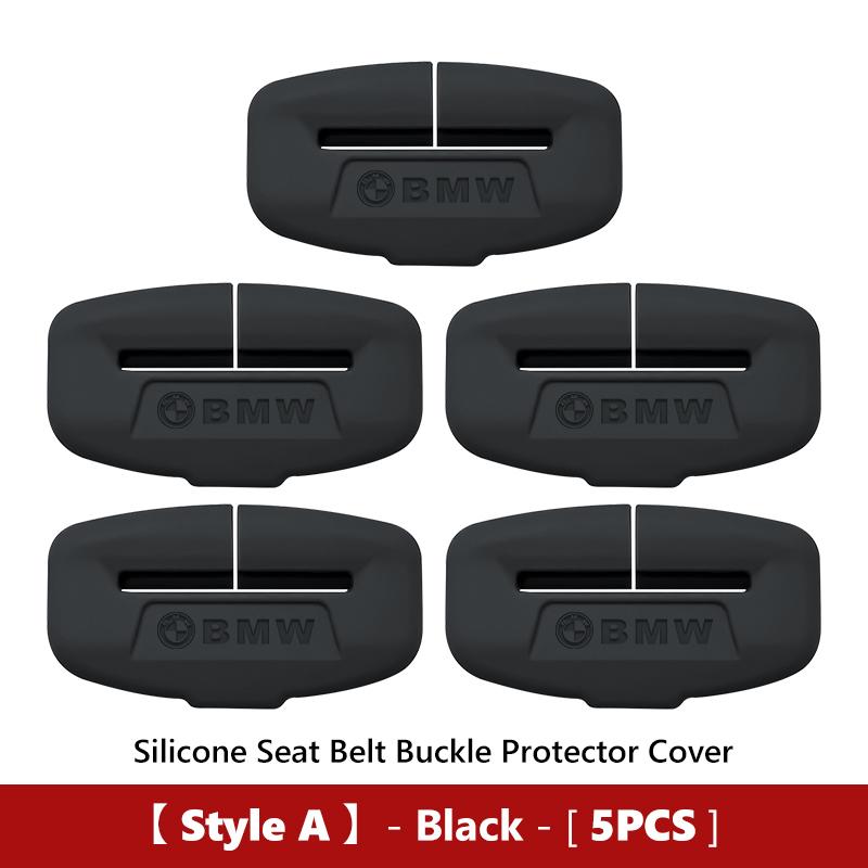 YMZP2 Car Seat Belt Silicone Anti Scratch Protector Cover Accessories For BMW M3 M5 X3 E93 F10 F20 F30 F40 F15 F25 F26 F31 F49 F86