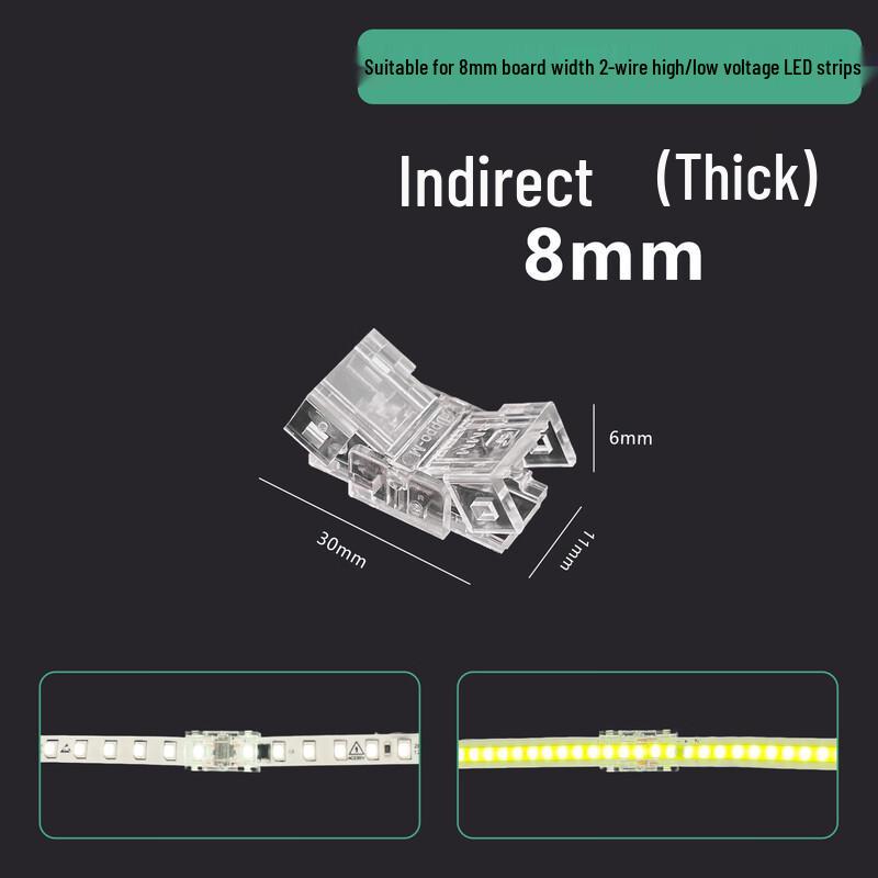 oeny Crystal Solderless LED Strip Connector
