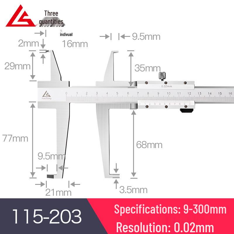Stainless Steel Digital Vernier Caliper 10-150mm for Inner/Outer Groove Measurement