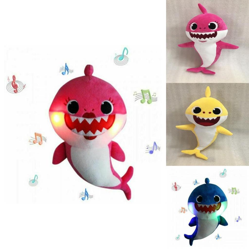 Shark Baby Light Singing Plush Toys Music Doll English Song Gift For Kids Toy