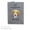 Beagle - Dog passport case, document case, gift for the traveller from the Art-Dog brand