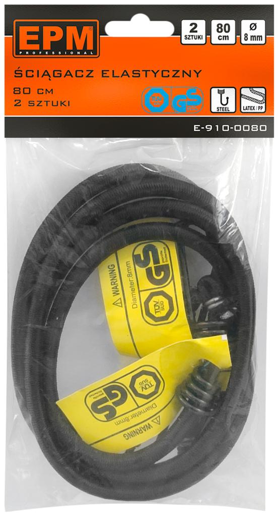 UNIVERSAL ELASTIC TIE 8MM*80CM - E-910-0080