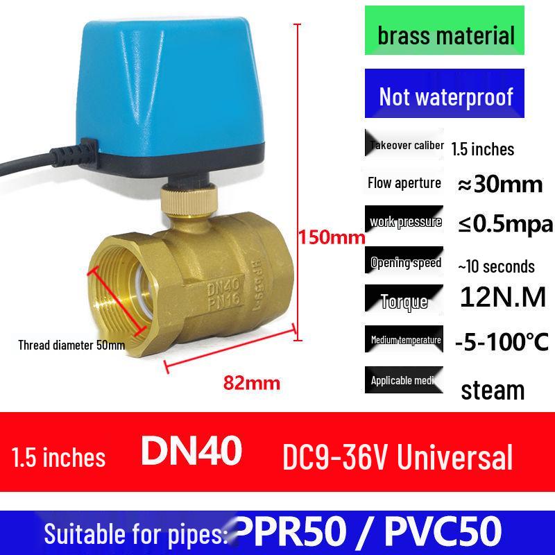 Valvola a Sfera Elettromagnetica Solare per Controllo della Temperatura: ADC 12V/24V/220V, A Due Vie/Tre Vie, Normalmente Aperto/Chiuso.