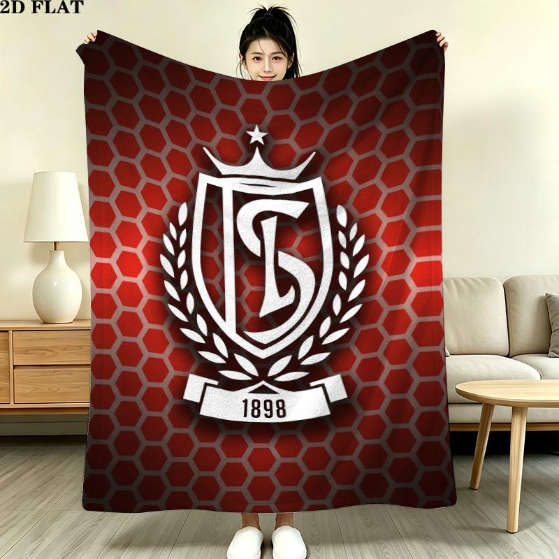 Standard De Lige Print Flannel Blanket, High Quality Comfortable for All Seasons, Home Decor, Warmth and Comfort, Perfect for Christmas Gifts
