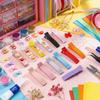 10pcs/Lots Colored Flat Band Hairclip Ribbon Metal Hair Clips for Handmade DIY Hairpin Jewelry Making Accessories