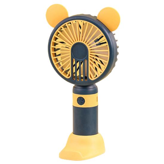 Convenient Desk Operated Long Fan 250mAh Battery Standby Time Keep Cool