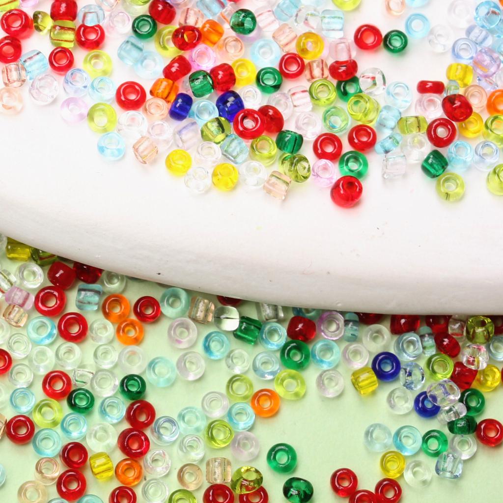 About 5000pcs Round Transparent 75g DIY For Loose Beads Jewelry Making 2mm Necklace Bracelet Pendant