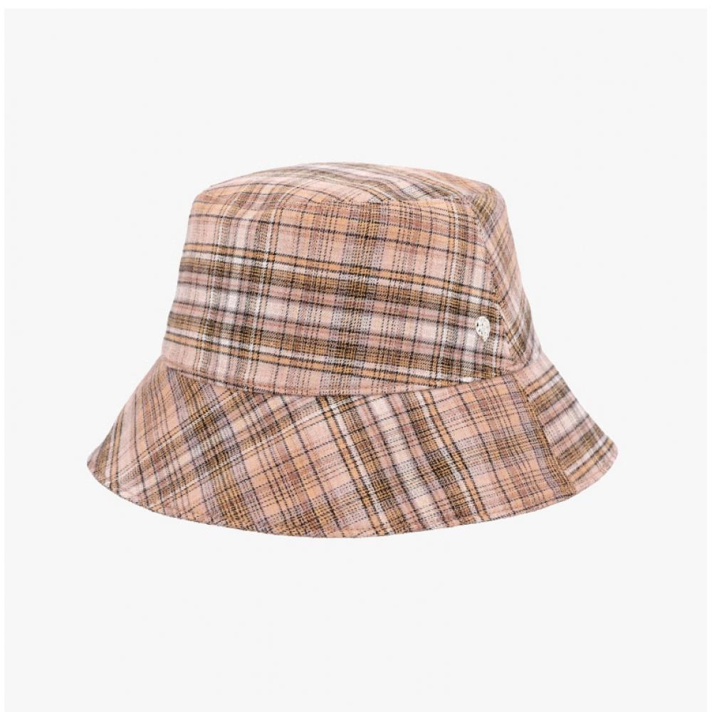 Helen Kaminski Milton Camel Check Bucket Hat Hat52171
