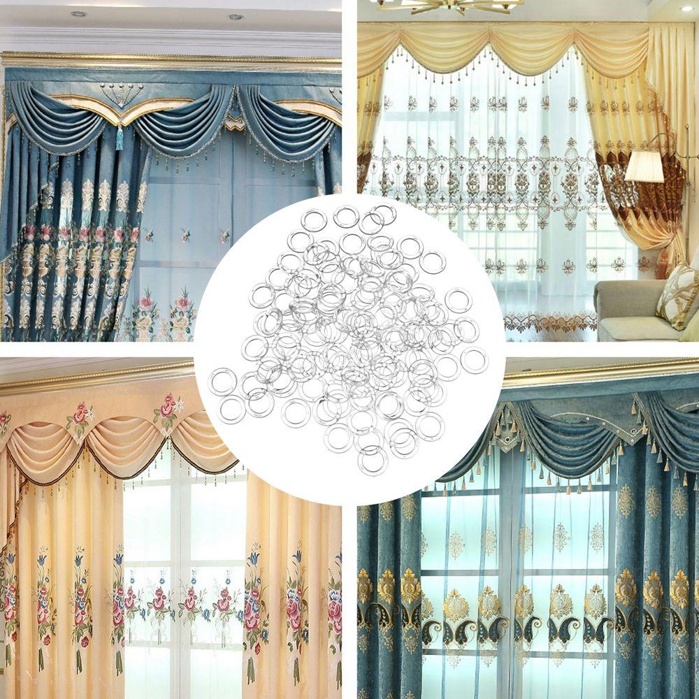 100pcs Shade Blinds Home Decoration Roman Blind Roman Rings Curtain Rings O-Rings Hanging Rings