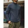 Niaojia Outdoor Sports Fleece Jacket Inner Layer Men's Cardigan Sweatshirt Stand Collar Knit Coat Foreign Trade Men's Warm Jacket