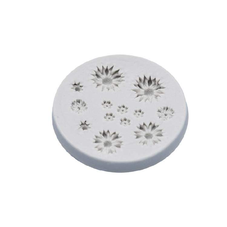 Silicone Chocolate Moulds Fondant Molds Daisy/Sunflower Shaped Silicone Material