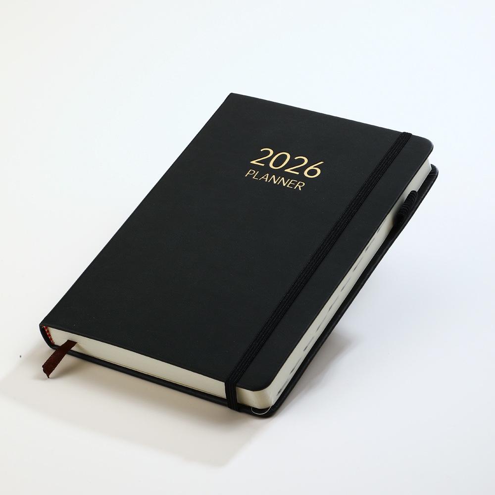 Auf Lager: A5 Englischer Planer 2025-2026 mit Gummiband