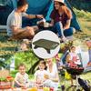 UltralightDual Purpose Table Outdoor Camping Portable Table Folding ABS Desktop And Aluminum Stand