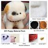 Felt Strip Dog Plush Twist Stick DIY Crafts Plush Wool Iron Wire Thread  Children