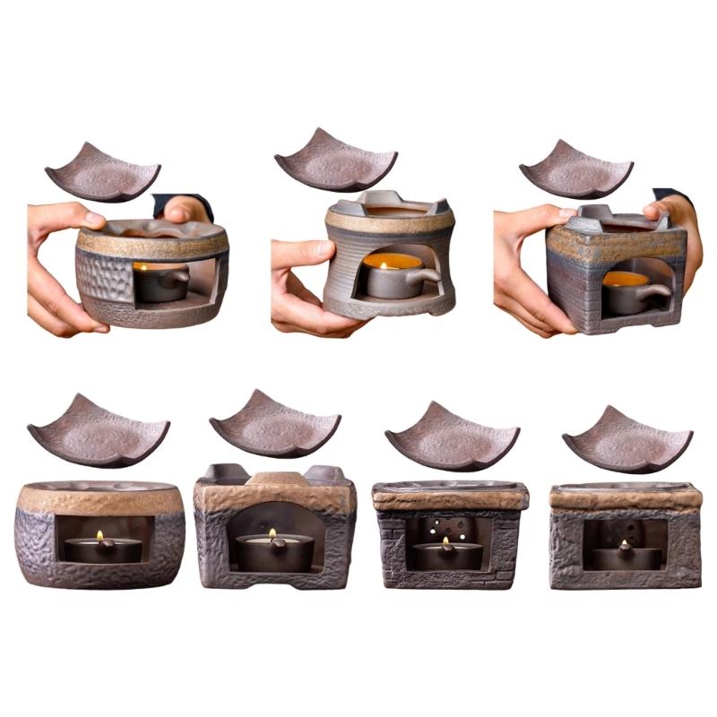 1 Set Teas Stove Candle Insulation Teapot Stand Teas Light Candle Holder Aromatherapys Oil Burners Essential Oil Burners