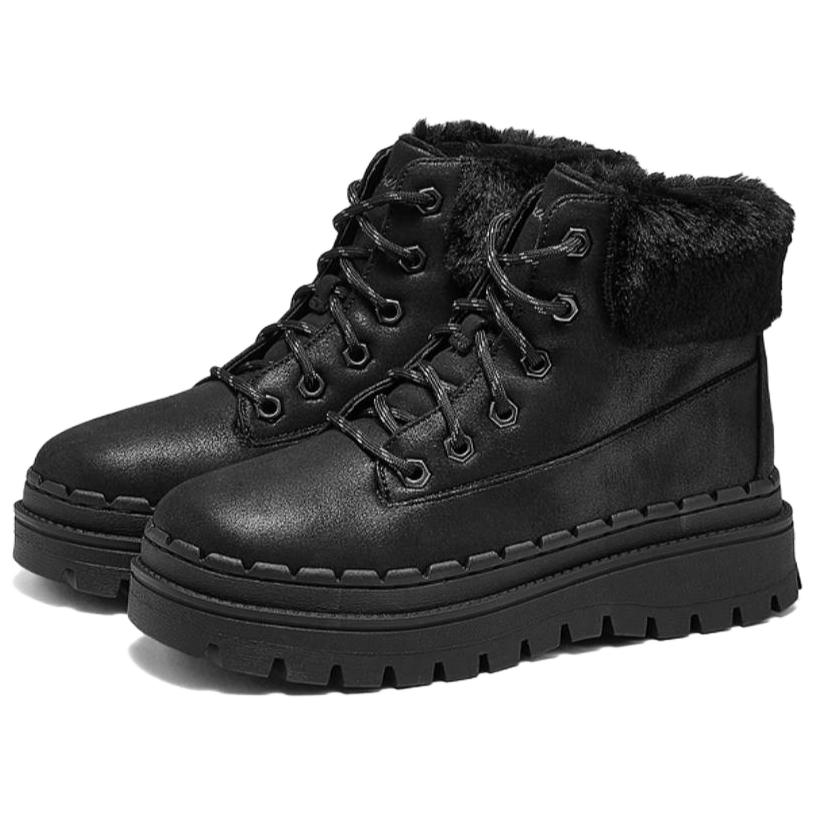 Skechers Modern Comfort Warm Durable Comfortable Versatile Short Snow Boots Women boots Black 169032-BBK