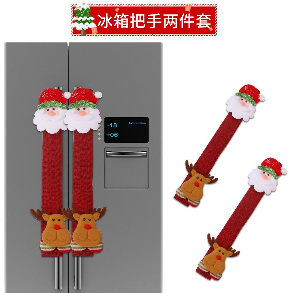 Plaid Red Stylish Fridge Handle Glove Add A Pop Of Color To Your Refrigerator For Christmas