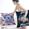 Cute Cartoon Koala Cushion Cover Inches Farmhouse Decor Home Throw Pillow Covers for Couch Decorations
