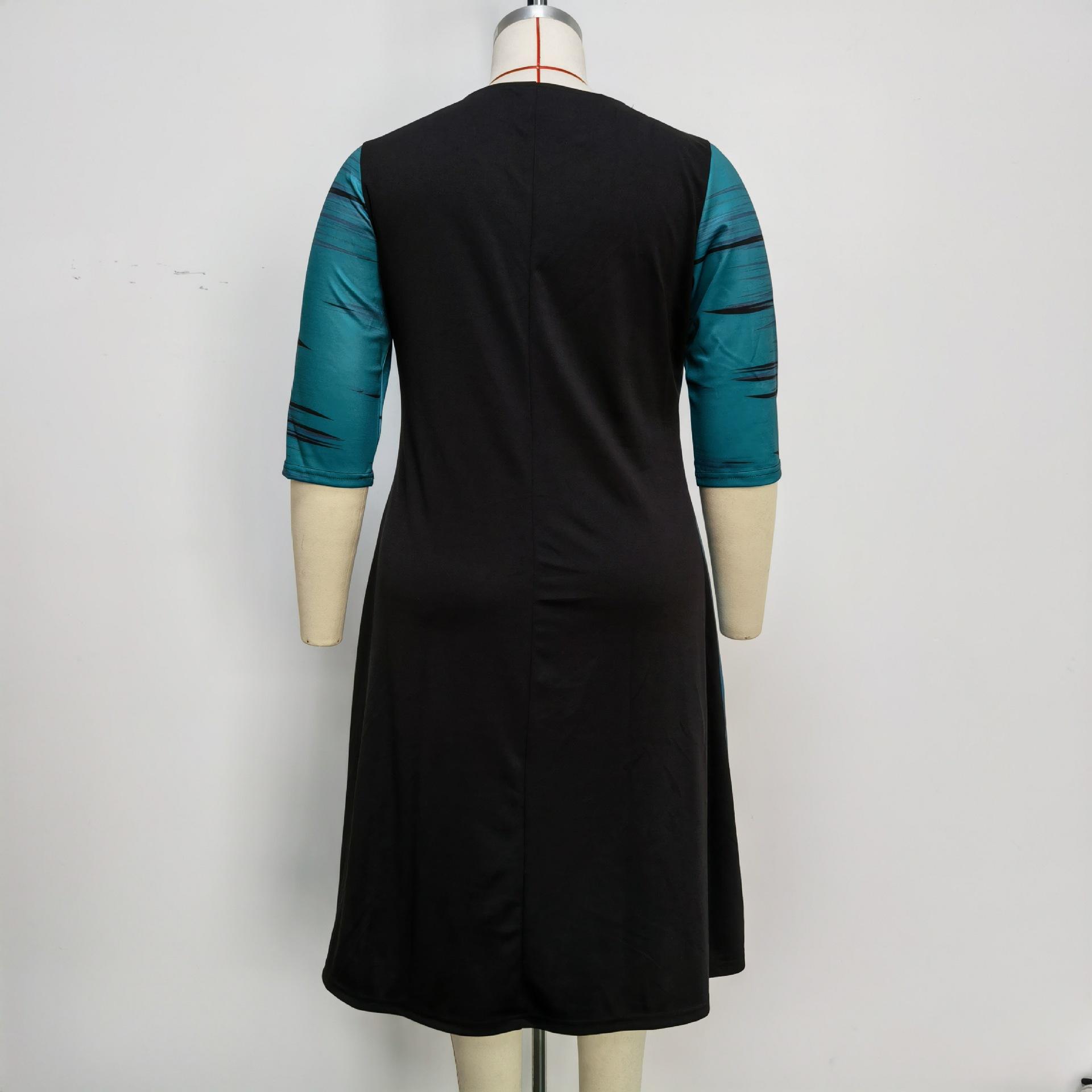 Оставайтесь модными и комфортными этим летом: Платье больших размеров с африканским — фото 6