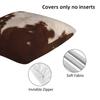 Stylish Cow Fur Cowhide Texture Cow Skin Print Pattern 2 Pcs Square Pillowcase Pillow Cover Cushion Throw Pillow For Home
