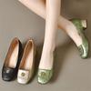 zapatos de mujer women classic round toe light weight comfort office career square heel shoes lady casual elegant pumps ab255