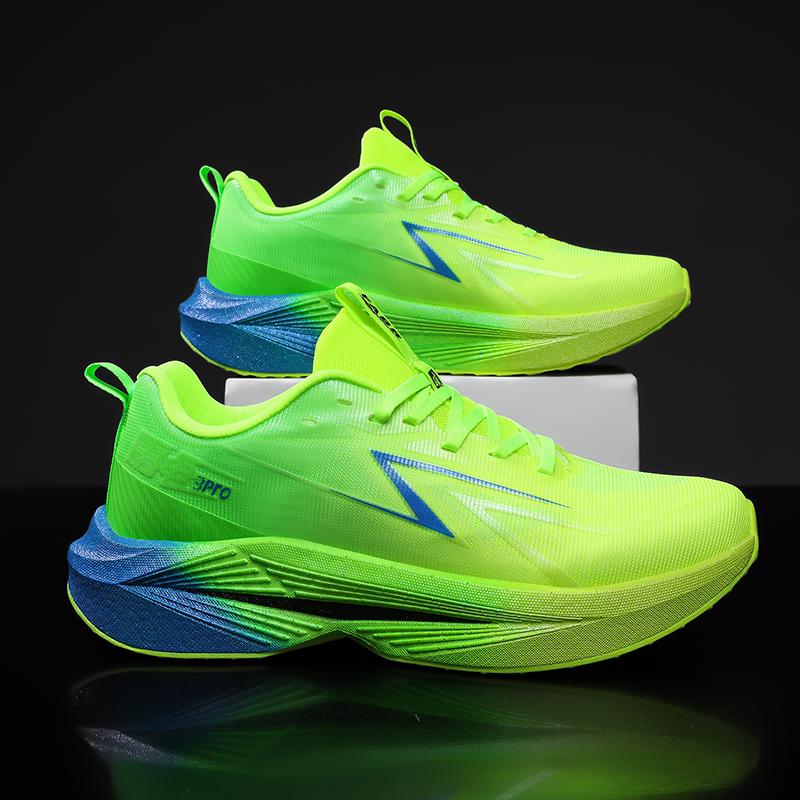 New Men Running Shoes Carbon Board Speciality Marathon Sports Breathable Lightweight Women's Comfortable Nonskid Casual Sneakers