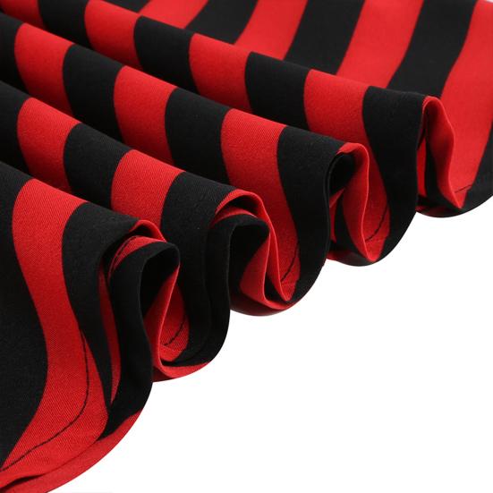 2ks/sada Dámská pirátská cosplay sukně s páskem Nepravidelný lem Elastický pas Pruhovaná sukně Oblečení s renesančním motivem
