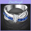Elegant Zircon Cross Ring In Beautiful Colors Perfect For Weddings And Special Occasions