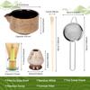 5Pcs Japanese Ceramic Matcha Gift Box Matcha Tea Set With Whisk Spoon And Bowl Sumptuous Grinder Brush Tea Tools High-end
