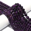 4 6 8 10 12 14mm Bunte Tigerauge Perlen Naturstein Perlen Runde Lose Abstandhalter Perlen Für Schmuckherstellung DIY Zubehör