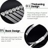 100pc Stainless Steel Cable Ties Self-Locking Metal Wire Ties Heat Resistant Rustproof Durable Bundling Straps for Industrial Use