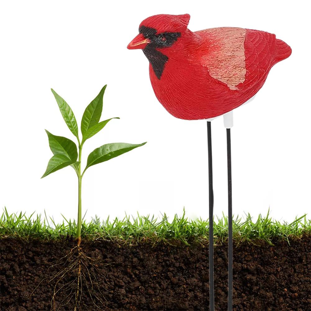 1 Pc Indoor Plant Soil Tester Bird Style Water Moisture Garden Test Sensor Meter Hygrometer Watering Alarm Reminder Wireless