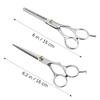 2Pcs Hair Scissors Thinning Scissors Salon Professional Hair Cutting Thinning Scissors Shears Hairdressing Set Hair Tools