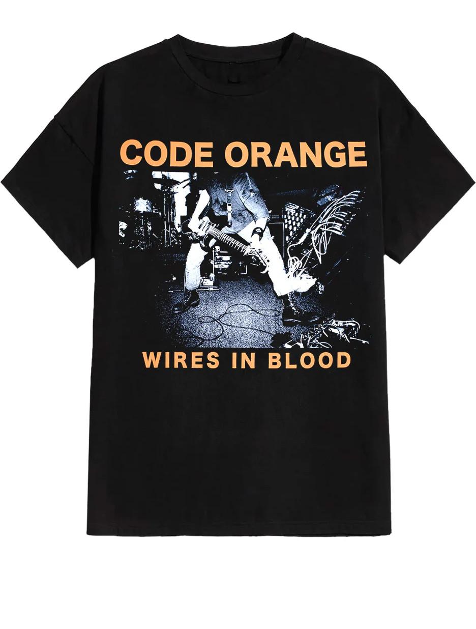 CODE ORANGE - Wires In Blood Heavy Cotton Black S-5XL T Shirt TU708 S