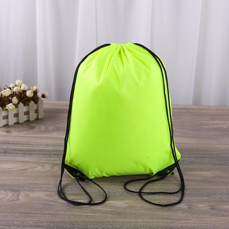 Custom Polyester Waterproof Double Drawstring Backpack with Logo